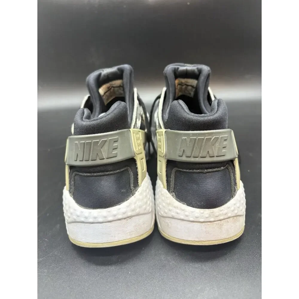 Nike Huarache Black Camo Shoe Sneaker AQ9052-001 Youth Size 7Y